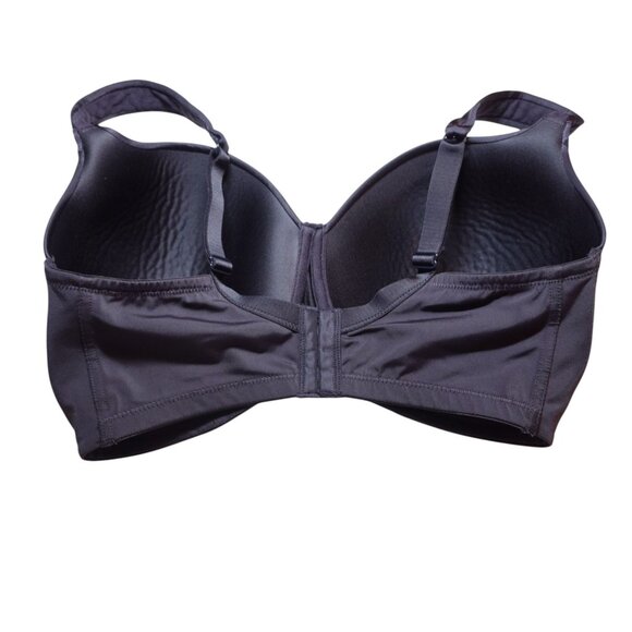 LN Playtex Secrets Balconette Full Figure Wirefree Bra Sz 38DDD Black 4824 - Picture 4 of 6